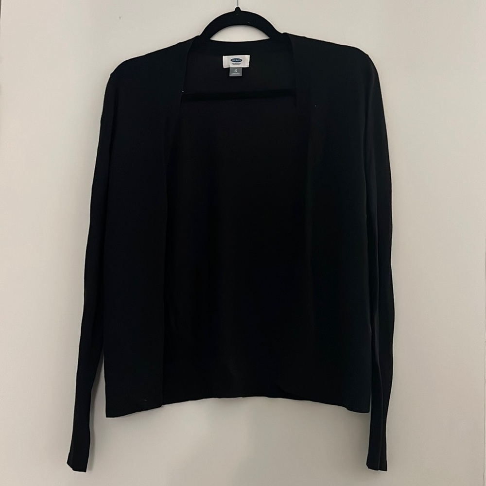 Old Navy long‎ sleeve open cardigan - Black